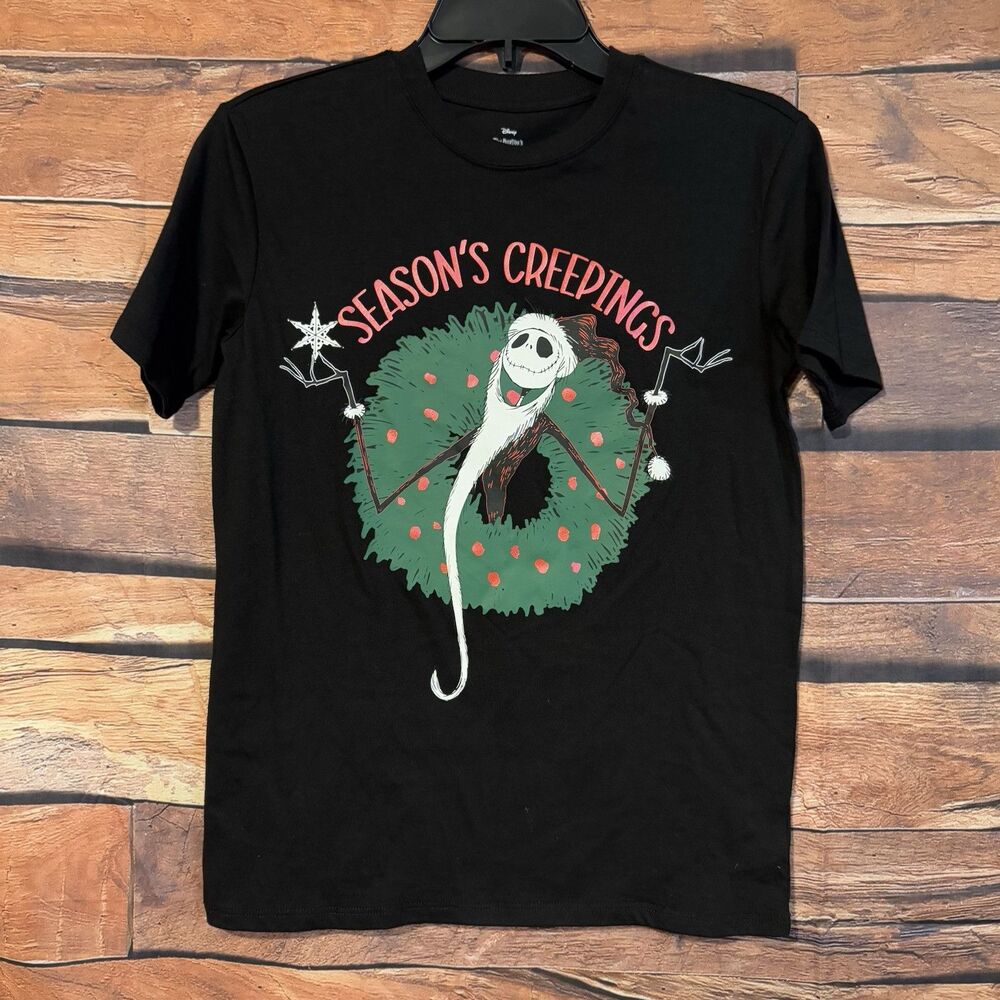 Disney Nightmare Before Christmas Season's Creepings Jack Skellington Shirt XXS - Picture 1 of 6